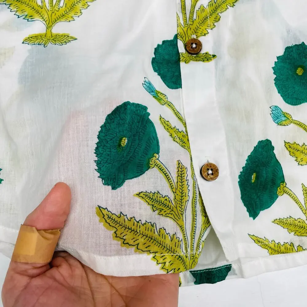 NWT Blue Rooster 2Y Jade Dandelion Jack Shirt